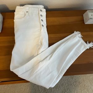 Madewell white jeans size 29